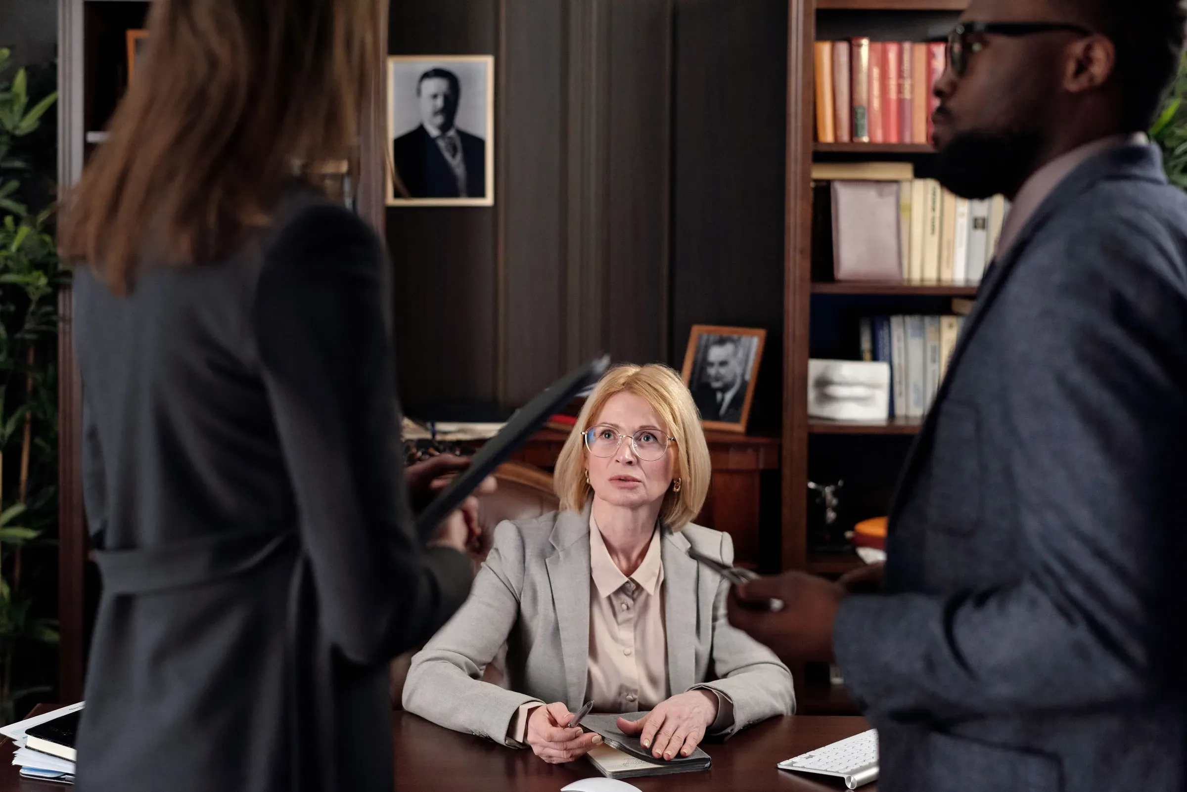Westbridge legal team reviewing a case together